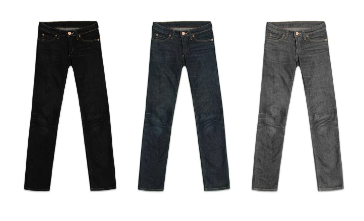 Drei Boot Cut Jeans